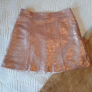 Sequin Mini Skirt